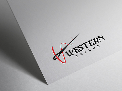 Western Tailor Logo Concept brand identity branding company design digital digitallogo fiber graphic design identity illustration logo logodesign t logo tailor tailoring company typography vector w logo western wt logo