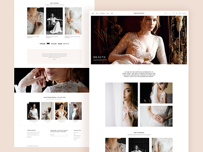 Trousseau - Bridal Shop WordPress Theme boutiques bridal bridal shop bridal website clean elegant fashion minimal modern shop layouts theme ui ux wedding wordpress