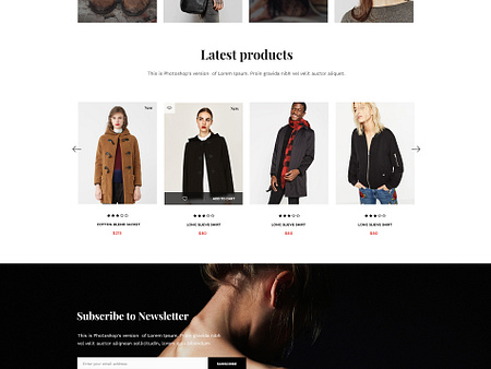 Shop Website by Marina Simeunović on Dribbble