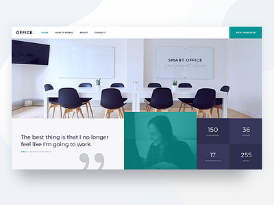 Coworking Space bridge clean coworking design modern theme ui ux web wordpress