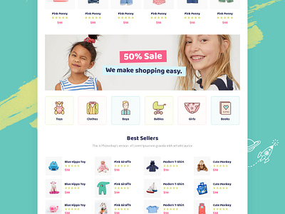 Cocco Kids Store by Marina Simeunović for Qode Interactive on Dribbble