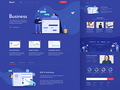 BoostUp - SEO Marketing Agency Theme