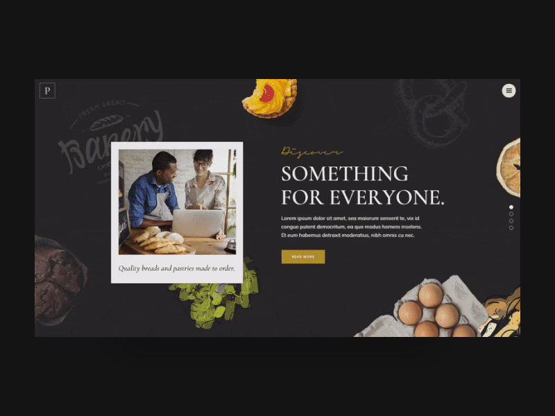 Panadería animation bakeries bars bistros cafeterias clean coffee shops creative design food bloggers landing landing page modern pastry shops product design shop theme ui ux wordpress