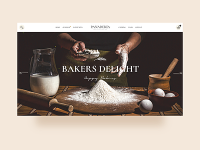 Panadería bakeries bars bistros cafeterias clean coffee shops design food bloggers landing landing page modern pastry shops product design shop theme ui ux web website mockup wordpress