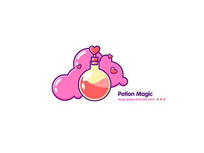 Magic potion illustration lovely magic