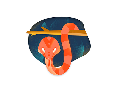 Illustrations of animals animal，illustration，snake