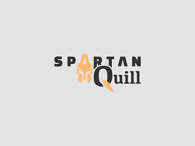 Spartan Quill Logo Concept branding concept design corporate identity graphic design logo design visual identity