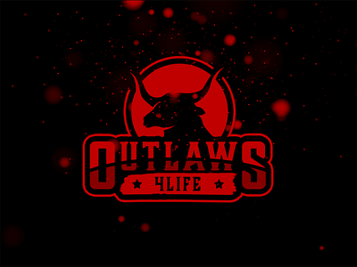 Outlaws design logo typography