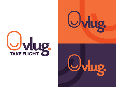 Vlug logo typography