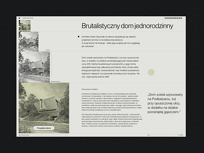 Polish Brutalist Architecture Layout