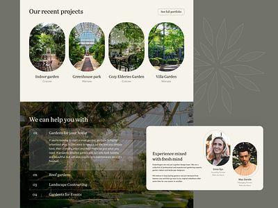 Garden Architects Landing Page