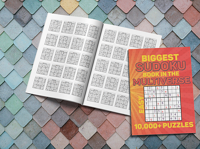10,000+ Easy Sudoku Puzzle Book For Adults activity book big sudoku book design graphic design illustration puzzle puzzle book puzzle game sudoku book sudoku fun sudoku game