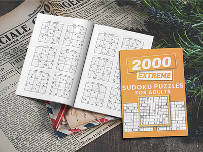 2000 Extreme Sudoku Puzzles For Adults: Ultimate Brain Booster activity book big sudoku book cover book cover design graphic design number game number place game number place puzzle number puzzle puzzle puzzle book design sudoku book sudoku game sudoku puzzle sudoku puzzle book