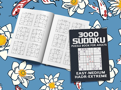 3000 Sudoku Puzzle Book For Adults Easy-Medium-Hard-Extreme activity book amazon amazon kdp big sudoku book book cover classic sudoku cover design design graphic design kdp kdp book kdp low content puzzle puzzle book puzzles sudoku sudoku book sudoku puzzle