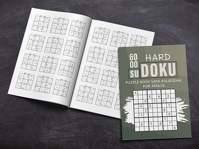 6000 Hard Sudoku Puzzle Book With Solutions For Adults activity book big sudoku book classic sudoku design graphic design illustration kdp logic game logic puzzle math game math puzzle number game number puzzle puzzle puzzle game puzzles sudoku sudoku book sudoku puzzle