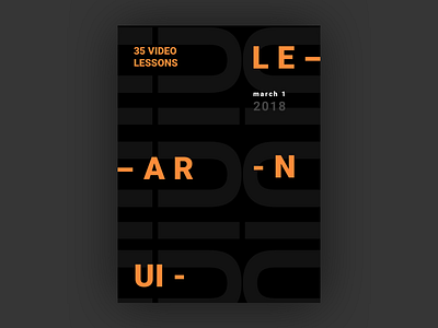 Learn Ui 2 layout magazine poster swiss swisslayout typography ui