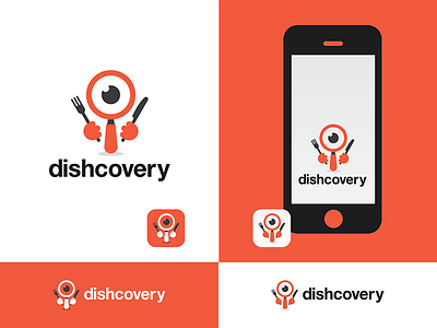 Dishcovery Logo brand identity illustration logo logo design