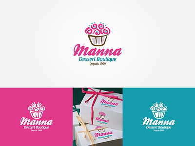 Manna Logo brand identity illustration logo logo design