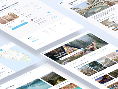 Travel booking accommodation website landing page and UX/UI travel travel landing page travel ui travel ux travel webiste ui website