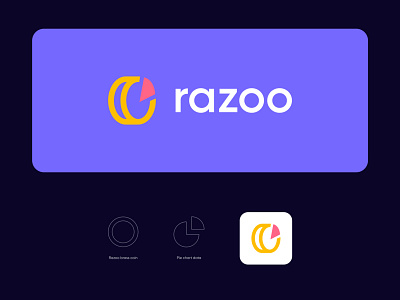 Razoo finance web app logo branding