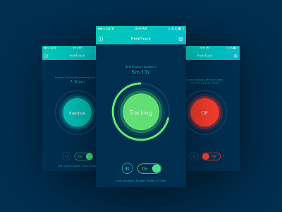 FieldTrack Tracking Page Design