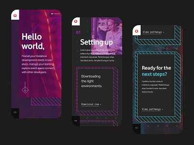 Vodafone - 'Code Academy' concepts