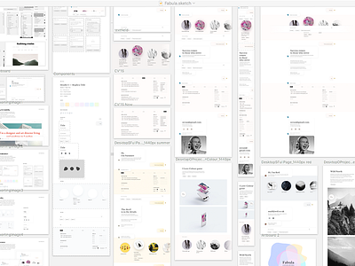 Fabula Work in Progress case dandad newblood portfolio sketch squarespace website