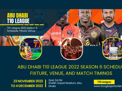 Abu Dhabi T10 League 2022 Season 6 Schedule Fixture, Venue by Google