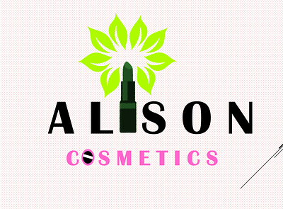Alison Cosmetics Logo alison cosmetics branding cosmetics dribble graphic design logo logocore vector