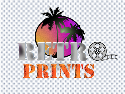 Retro Prints : Logo branding logo logocore retro prints typography vector