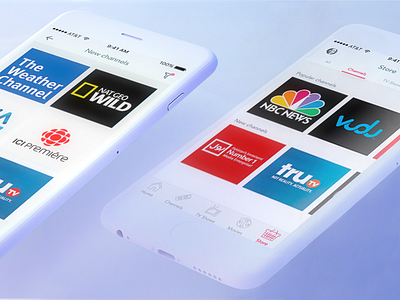 TVtibi redesign concept app channels ios movies store tv tvtibi