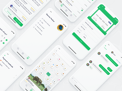 Yonder — Travel App animal app credit card design elephant emoji ios iphone mobile profile sketch travel ui