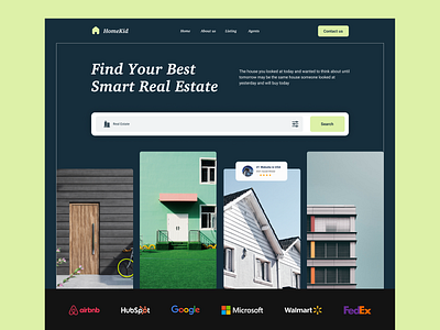 homeKid - Real Estate Website Landing Pages