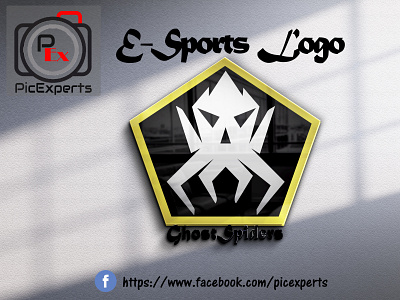 Ghost Spiders branding design esports gaming graphic design illustration logo vector