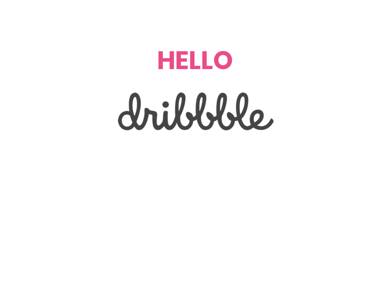 Hello Dribbble! debut firstshot new year