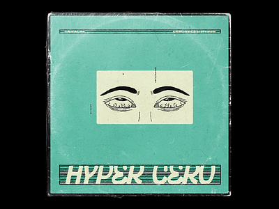 🧨 E.P. "Hyper Cero" → custom typography and illustration