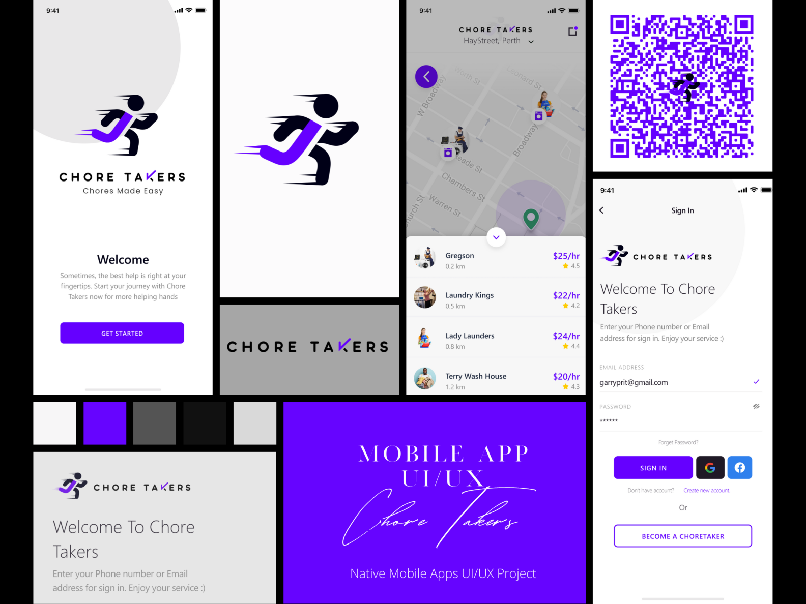 Edge Case LLC OnDemand App UI/UX Design by Edge Case Studio on Dribbble