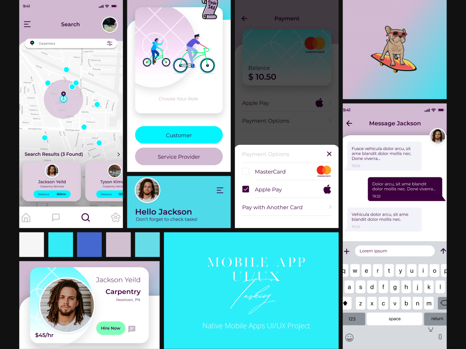 Edge Case Errands & Services App UI/UX Design by Edge Case LLC on