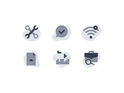 Neutral icon set