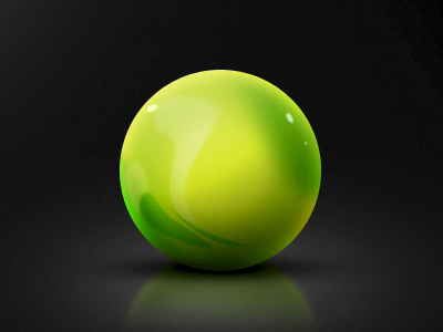 Shiny ball ball glossy liquid shiny
