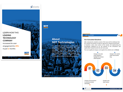 NIIT CaseStudy branding design illustration uidesign vector