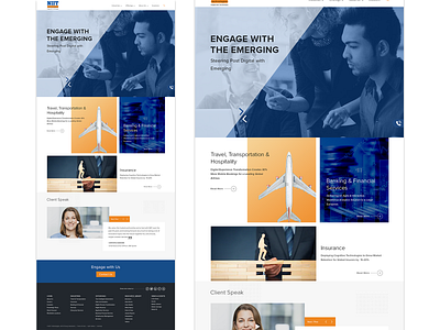 NIIT 2019 Website Design branding typography uidesign uiux