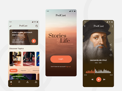 Autobiography PodCast App