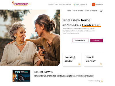 Homefinder - Homeconnections Project