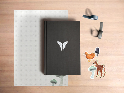 Silver Chook Stationery Set branding design graphic design illustration stationery