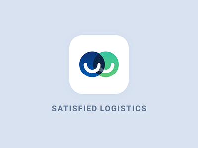 Satisfied Logistics Logo branding graphic design icons illustration logistics logo satisfied