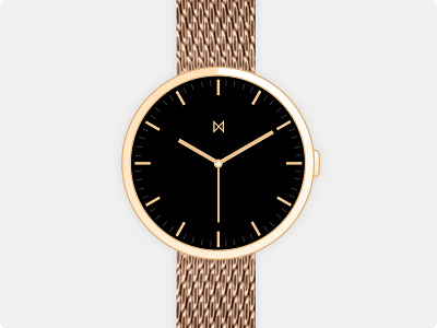Minimalist Watches - Watch Concept black branding design gold minimal minimalism minimalist minimalistic vector watch watches
