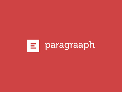 Paragraaph Logo Concept design interface portfolio ui user interface ux