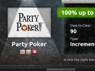 Poker site design [poker room page] club glow poker spade