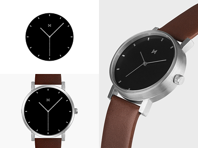 M1 Series black brown minimal minimalism minimalist minimalistic minimalistwatches mockup process silver watch watches